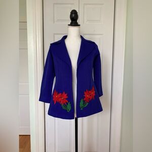 Embroidered Wool Jacket for the Holiday